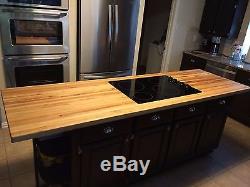 Forever Joint Rock Hard Maple Butcher Block Top 1 1 2x26x96 Wood