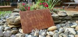 12.5x20 Cherry Wood End Grain Butcher's Block Cutting Board Beveled 2 Thick