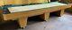 12 Foot Shuffleboard Table Arcade Game Butcher Block Wood