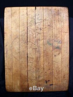 15x20 Antique Vintage Maple Wood Wooden Butcher Chopping Block Cutting Board