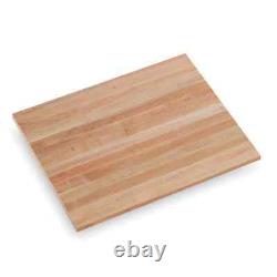 2.5 ft. L x 25 in. D x 1.5 in. T Finished Maple Solid Wood Butcher Block Counter