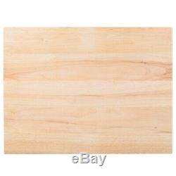 2 PACK 24 x 18 x 1 3/4 Wood Commercial Restaurant Cutting Board Butcher Block