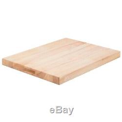2 PACK 24 x 18 x 1 3/4 Wood Commercial Restaurant Cutting Board Butcher Block