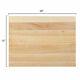 20 X 15 X 1 3/4 Wood Commercial Restaurant Solid Cutting Board Butcher Block
