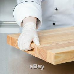 20 x 15 x 1 3/4 Wood Commercial Restaurant Solid Cutting Board Butcher Block