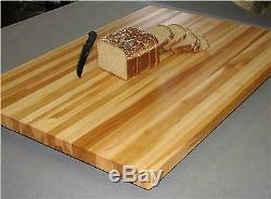 24 Solid Oak Edge Grain BUTCHER BLOCK counter top table top 18x24x1.25