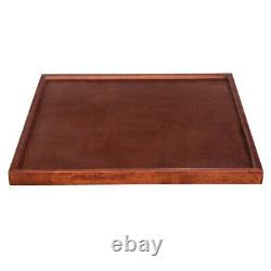 24'' Square Butcher Block style Restaurant Table Top in Mahogany Wood Finish