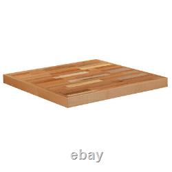 24'' Square Butcher Block style Restaurant Table Top in Solid Wood Natural