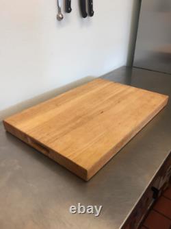 24 x 16 x 1 3/4 Wood Commercial Restaurant Solid Cutting Board Butcher Block