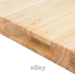 24 x 16 x 1 3/4 Wood Commercial Restaurant Solid Cutting Board Butcher Block