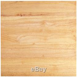 24 x 24 x 1 3/4 Wood Commercial Restaurant Solid Cutting Board Butcher Block
