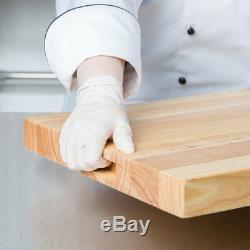 24 x 24 x 1 3/4 Wood Commercial Restaurant Solid Cutting Board Butcher Block