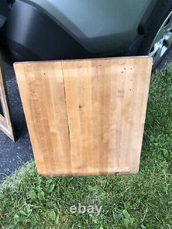 24x21 Wood Butcher Block Counter top Cutting Board Large & Heavy
