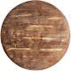 30'' Round Butcher Block Style Restaurant Table Top In Vintage Wood Finish