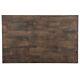 30'' X 48 Rectangular Butcher Block Style Restaurant Table Top In Espresso Wood