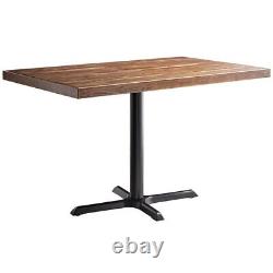 30'' x 48 Rectangular Butcher Block style Restaurant Table Top in Vintage Wood