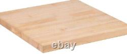 30x18 x 1 3/4 in. Wood Commercial Restaurant Solid Cutting Board Butcher Block