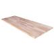 4 Ft. L X 25 In. D Unfinished Beech Solid Wood Butcher Block Countertop With Eas