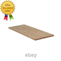 4 Ft. L X 25 In. D Unfinished Hevea Solid Wood Butcher Block Countertop