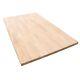 4 Ft L X 25 In D Unfinished Hevea Wood Butcher Block Countertop With Eased Edge