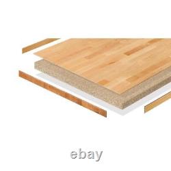 4' x 25 Finished Engineered Birch Wood Butcher Block Countertop DIY Projects