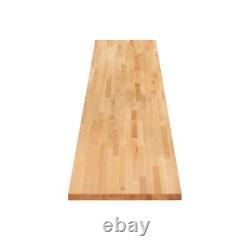 4' x 25 Finished Engineered Birch Wood Butcher Block Countertop DIY Projects