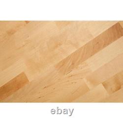 4' x 25 Finished Engineered Birch Wood Butcher Block Countertop DIY Projects