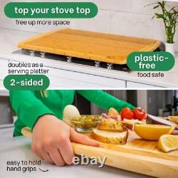 4XL Bamboo Butcher Block Cutting Board Extra Large Cutting Boards for Kitch