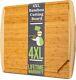 4xl Bamboo Butcher Block Cutting Board Extra Large Cutting Boards For Kitchen