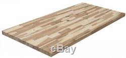 50 In. Acacia Wood Kitchen Surface Top Cover Butcher Block Countertop