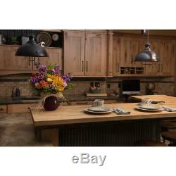 50 in Wood Kitchen Island Butcher Block Countertop Unfinished Birch Cooking Home
