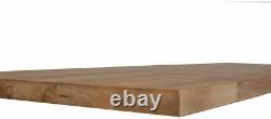 50 in Wood Wooden Kitchen Island Table Top Butcher Countertop Unfinished Birch
