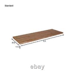 50 in Wood Wooden Kitchen Island Table Top Butcher Countertop Unfinished Birch