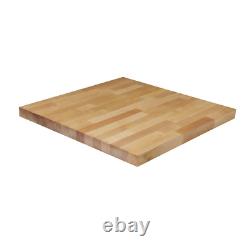 6 Ft. L X 25 In. D Unfinished Birch Butcher Block Countertop in with Standard Ed