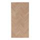 6 Ft. L X 39 In. D Unfinished Hevea Chevron Solid Wood Butcher Block Island Coun