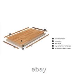 8 Ft. L X 25 In. D Finished Engineered Oak Butcher Block Countertop