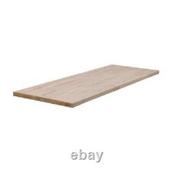 8 Ft. L X 25 In. D Unfinished Birch Butcher Block Countertop In With Standard