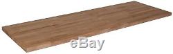 98 in. Kitchen Island Table Top Wood Butcher Block Countertop Unfinished Birch