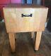 Authentic Vintage 1940's Era, Slightly Used, Free Standing Butcher Block