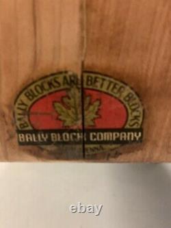 Antique Bally Butcher Block Co. Table