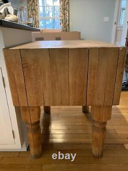 Antique Butcher Block Table- Appleton Wood Products. Excellent Condition