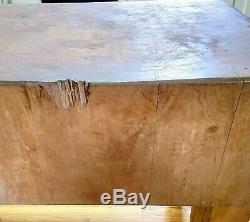 Antique Butcher Block Table Great Condition