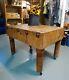 Antique Maple Butcher Block By Wood Welded Petoskey Block And Manufacturing Co