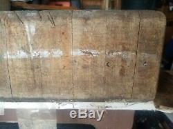 Antique Vintage Chopping Block Butcher Block top only no stand