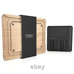 Avosima Premium Maple Butcher Block Cutting Board-Large Wooden Cutting Boards