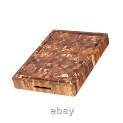BUTCHER BLOCK CARVING BOARD EXTRA THICK 313 20 x 14 x 2.5