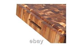 BUTCHER BLOCK CARVING BOARD EXTRA THICK 313 20 x 14 x 2.5
