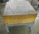 Butcher Block Work Table 3' X 3' X 33, Used In Machine Shop Local Pickup Only
