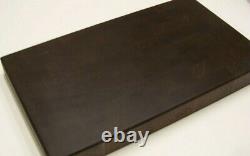 Black Walnut butcher block cutting board. End grain. Great Gift USA
