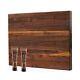 Brazos Home Dark Walnut Wood Cutting Board For Kitchen, Butcher Block, Choppi